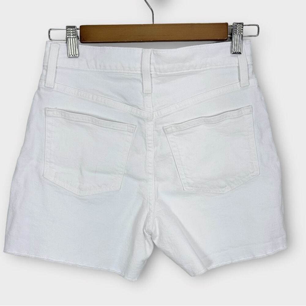 J. Crew High Rise Denim Jean Short in White Size 24 BF382 New - Picture 7 of 9